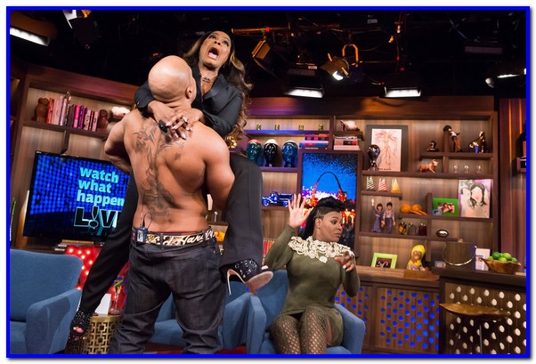 WATCH WHAT HAPPENS LIVE -- Episode 13030 -- Pictured: (l-r) GQ, Phaedra Parks, Ta'Rhonda Jones -- (Photo by: Charles Sykes/Bravo) WATCH WHAT HAPPENS LIVE -- Episode 13030 -- Pictured: (l-r) GQ, Phaedra Parks, Ta'Rhonda Jones -- (Photo by: Charles Sykes/Bravo)