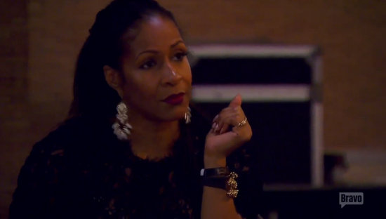 Sheree Whitfield tells Kim about rumors Sheree Whitfield tells Kim about rumors