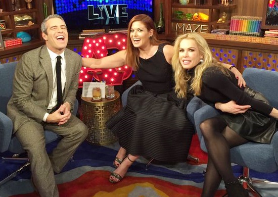 Kathryn Edwards and Debra Messing on WWHL