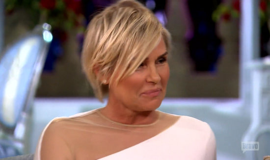 Yolanda Foster's smirk