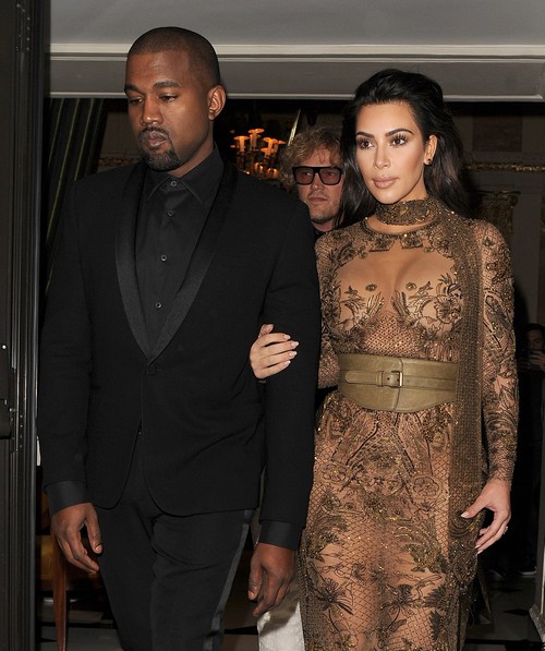 Kim Kardashian and Kanye West leave their hotel and head to the Vogue 100 Gala Dinner, held in Hyde Park Featuring: Kim Kardashian, Kanye West Where: London, United Kingdom When: 23 May 2016 Credit: Will Alexander/WENN.com