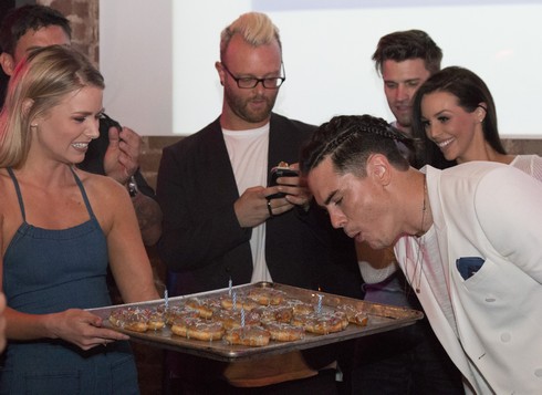 LOS ANGELES, CA - JULY 07: Actress Ariana Madix (L) and actor Tom Sandoval attend 