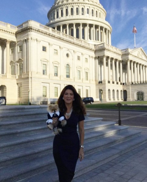 Lisa Vanderpump at Capitol Hill