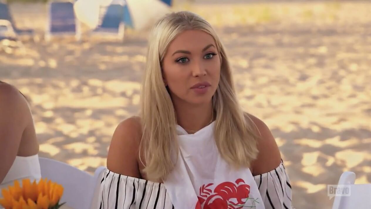 Stassi at a clam bake