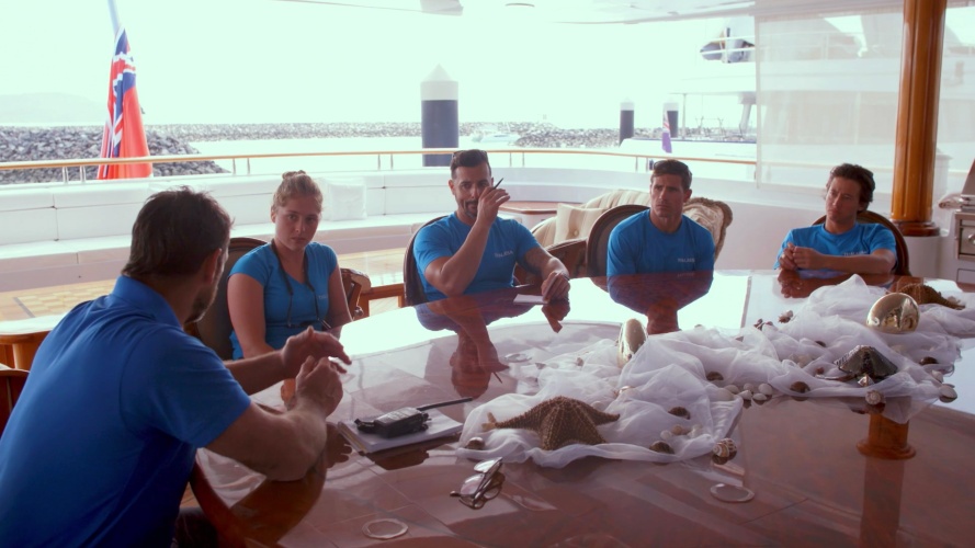 below deck down under recap season 1 episode 4 captain jason chambers deck team brittini burton jamie sayed culver bradbury benny crawley