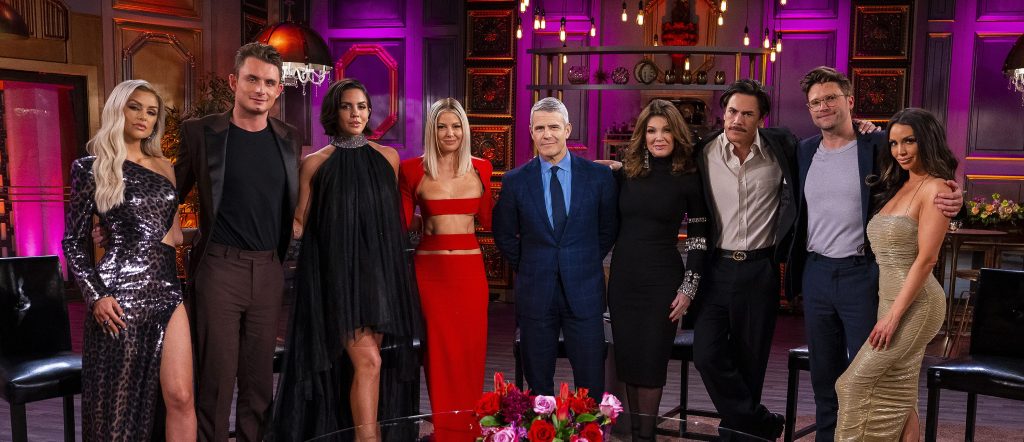 Lala Kent, James Kennedy, Katie Maloney, Ariana Madix, Andy Cohen, Lisa Vanderpump, Tom Sandoval, Tom Schwartz, Scheana Shay