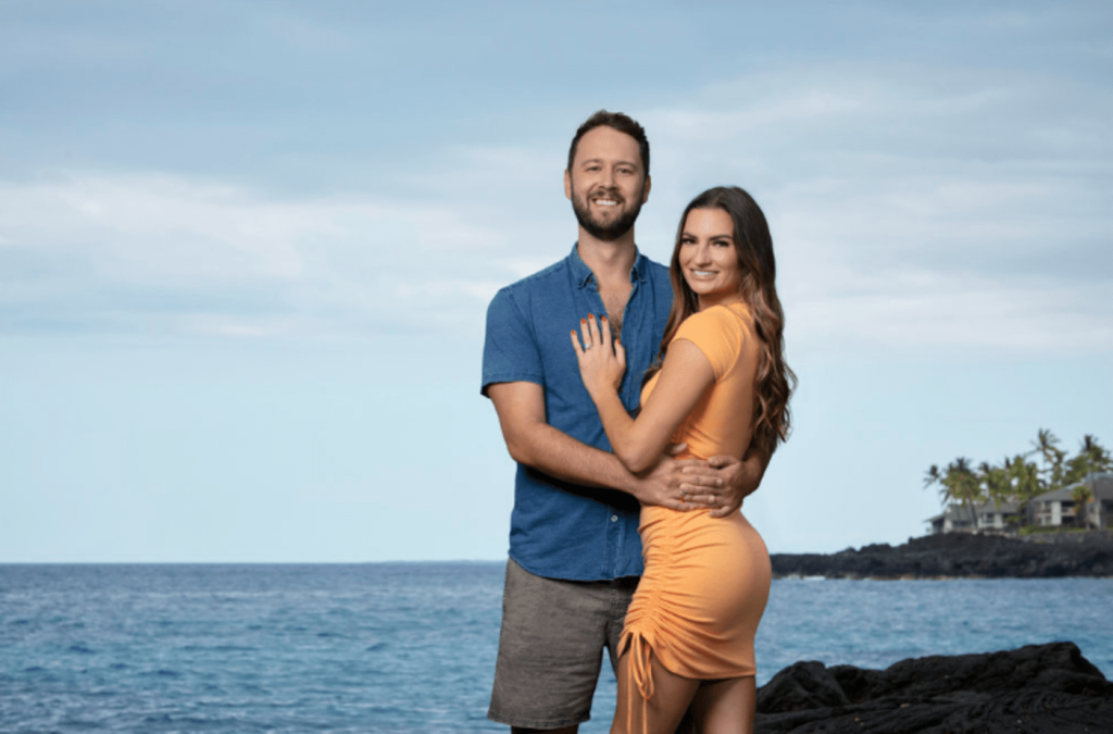 Kaitlin Tufts & Hall Toledano from Temptation Island Season 5 in a promo image