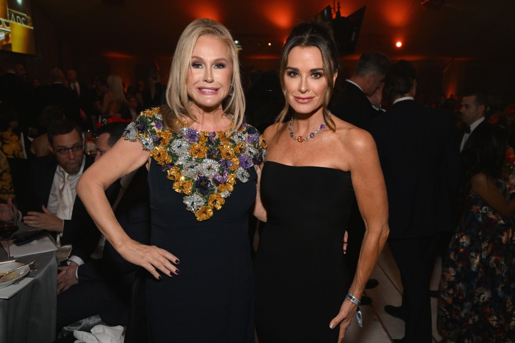 Kathy Hilton and Kyle Richards