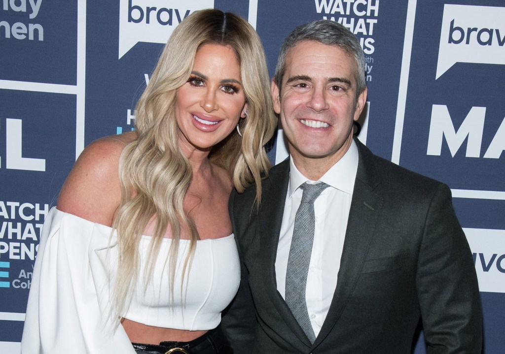 Kim Zolciak and Andy Cohen