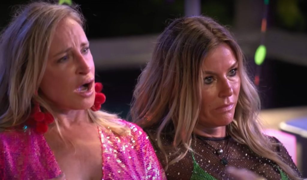 Sonja Morgan and Kelly Bensimon in RHUGT: RHONY Legacy