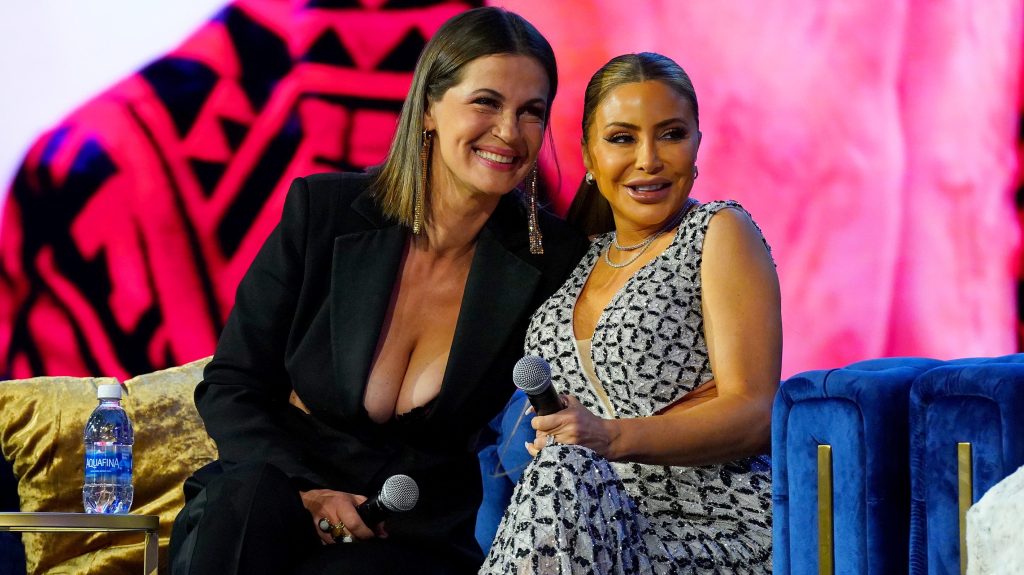 Julia Lemigova and Larsa Pippen at BravoCon 2023