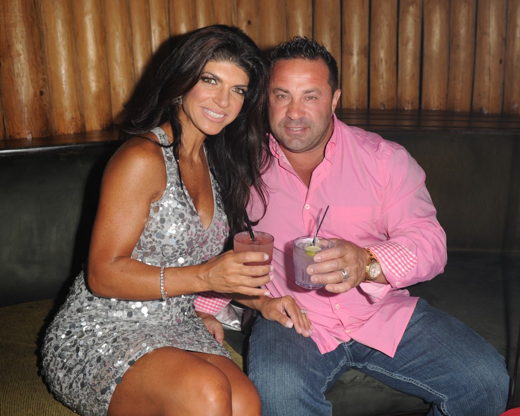 Vintage photo of Teresa and Joe Giudice.