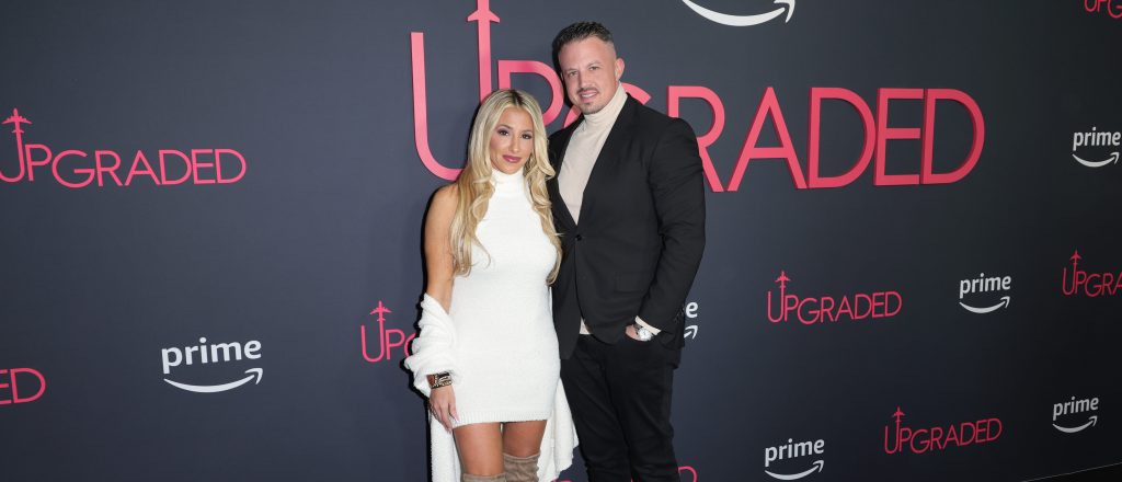 Danielle and Nate Cabral on the red carpet.