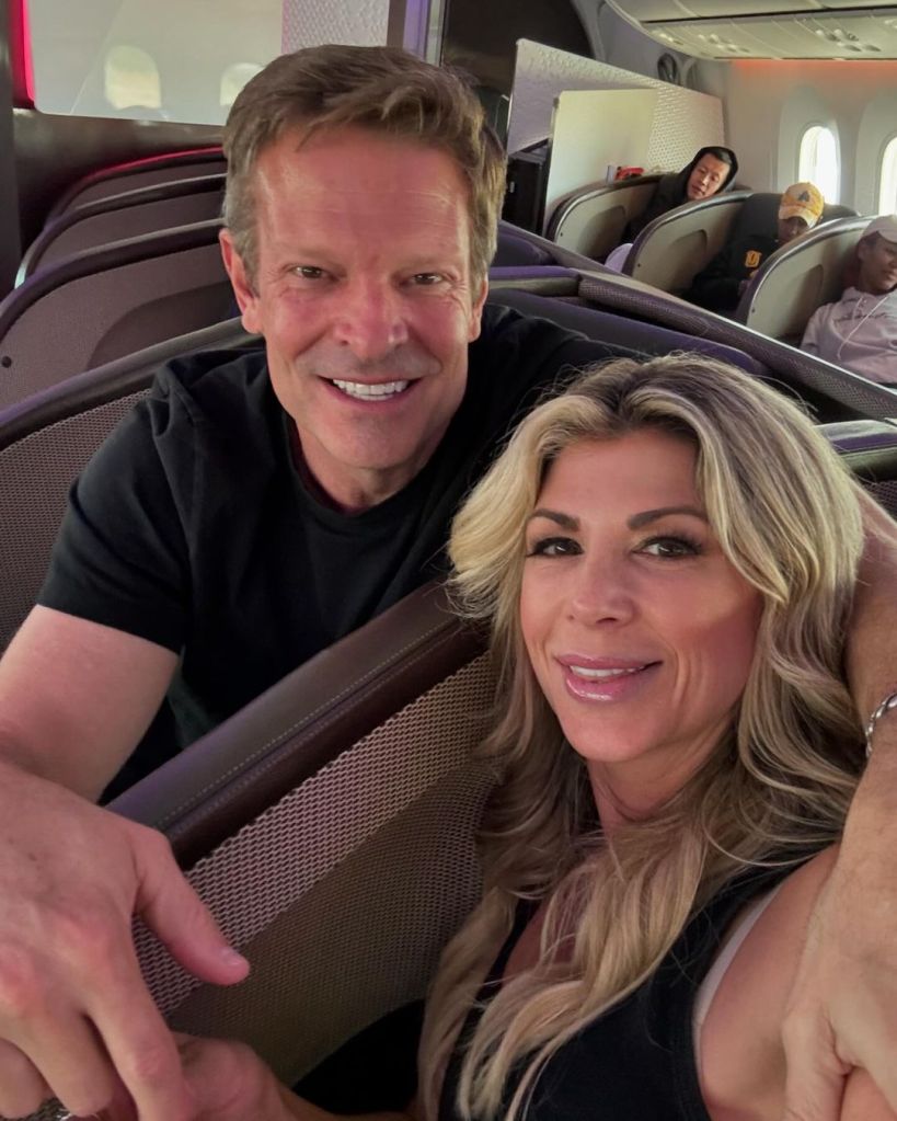 Alexis Bellino with her love, John Janssen.