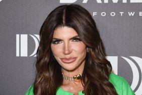 RHONJ's Teresa Giudice at a red carpet event.