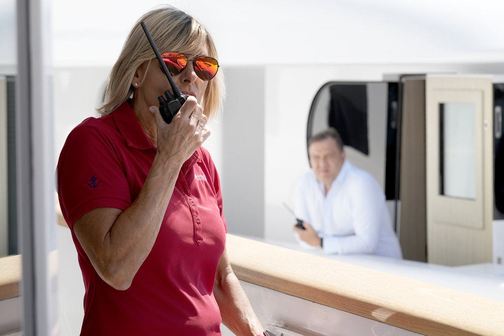 Captain Sandy Yawn during Below Deck Med Season 9