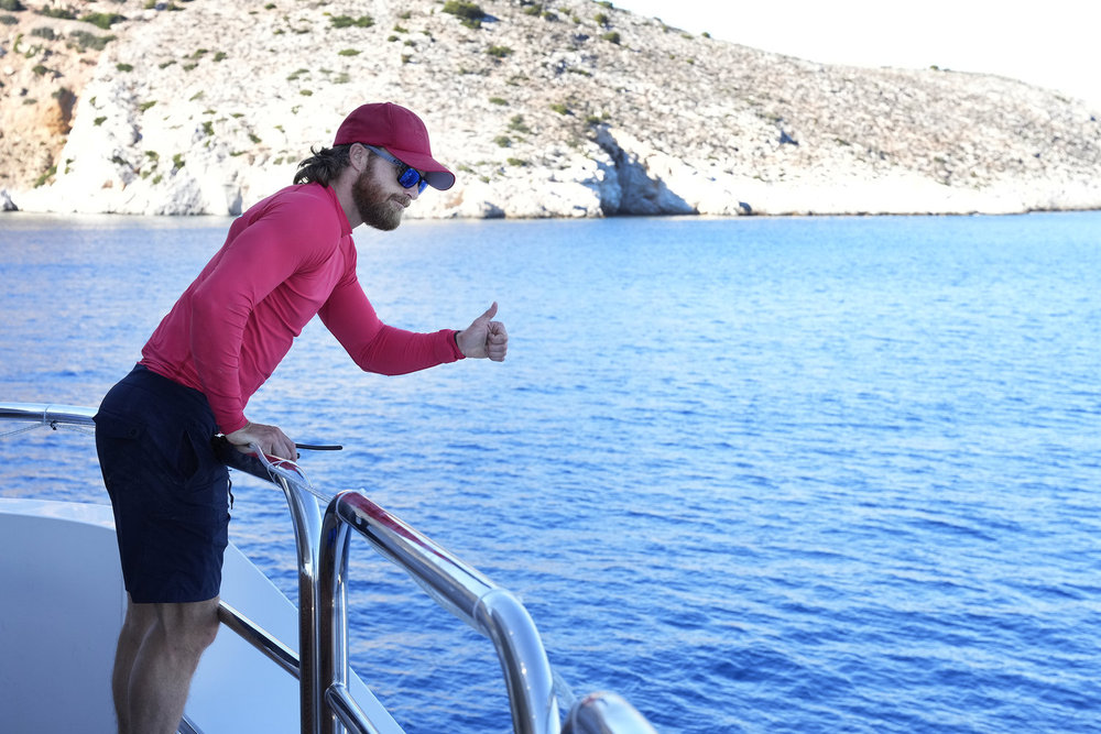 The bosun giving directions on Below Deck Med Season 9.