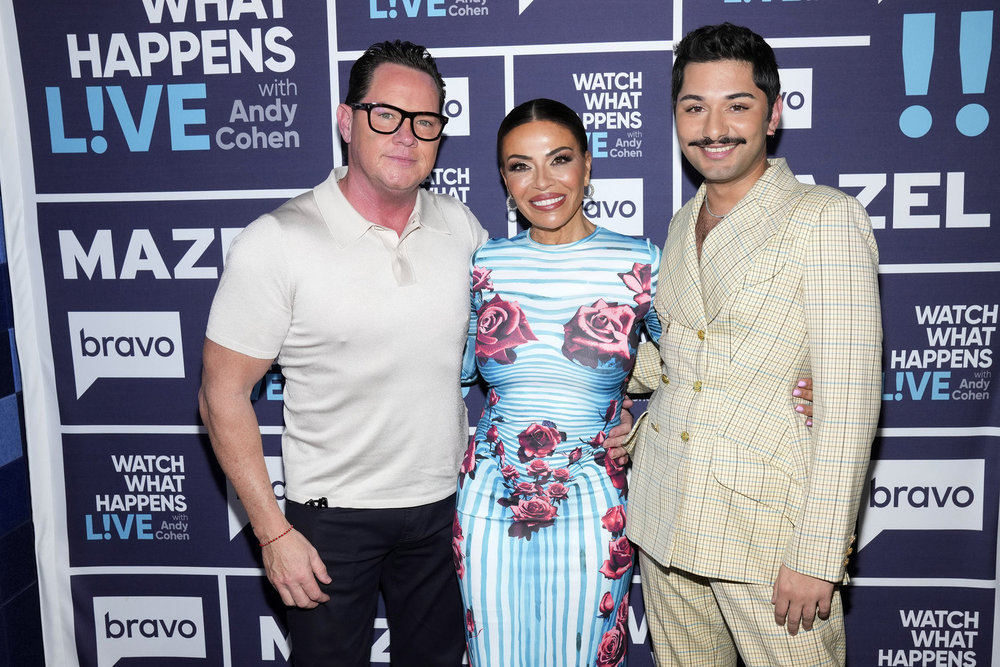 Dolores Catania at Watch What Happens Live with Paul Connell and guest.