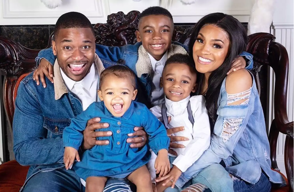 Ralph Pittman, Drew Sidora, and their kids.