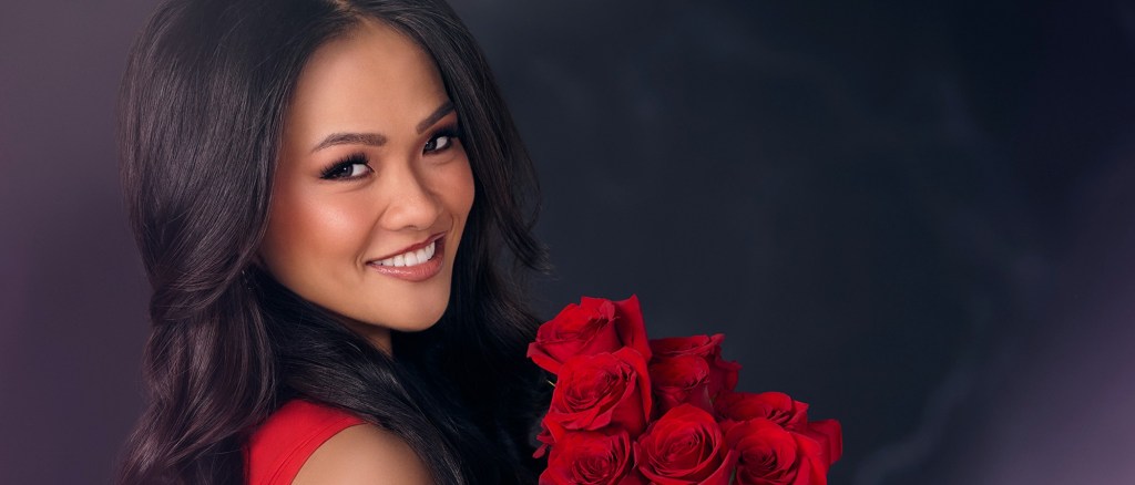 Jenn Tran - The Bachelorette in red.