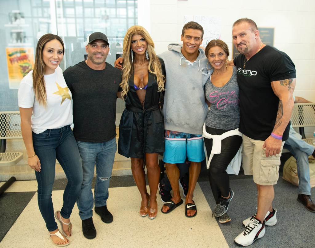 Frank Catania with Teresa Giudice and other RHONJ cast members