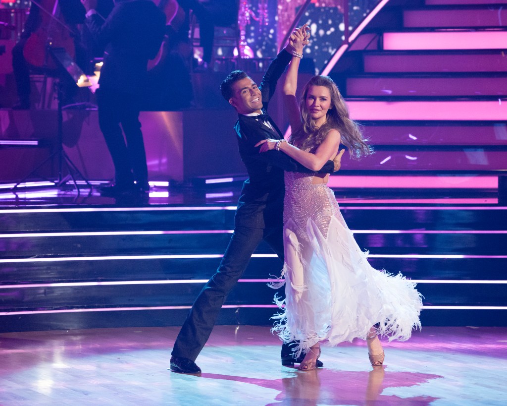 Anna Delvey performing on Dancing with the Stars. 