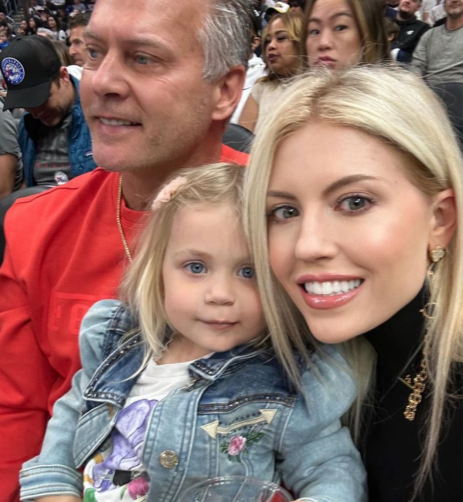 David and Lesley Beador with their daughter.