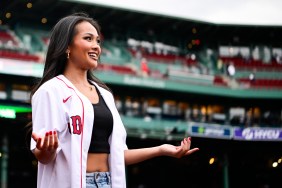 Jenn Tran at a Red Sox game.