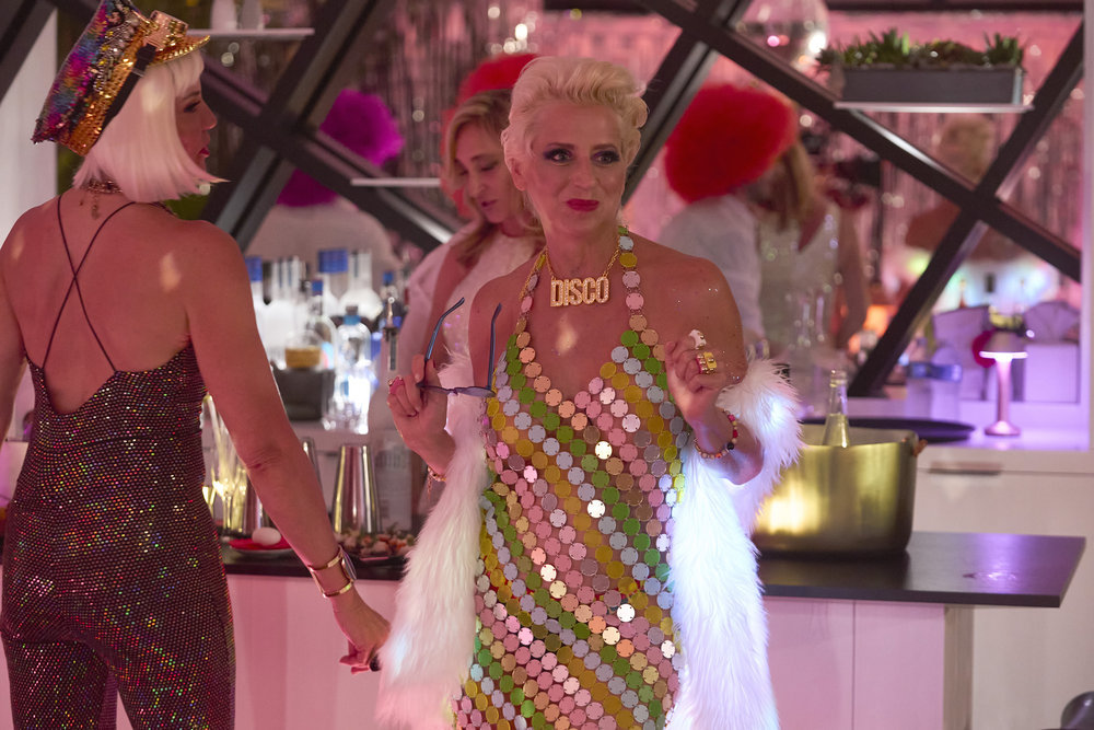 Dorinda Medley in one of her many costumes.