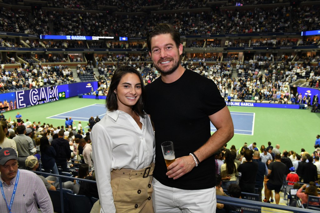 Paige DeSorbo and Craig Conover at the US Open.