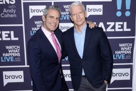 Andy Cohen and Anderson Cooper at WWHL