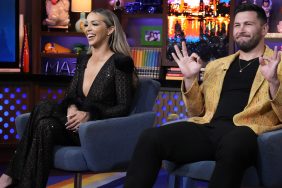 Scheana Shay and husband Brock Davies on WWHL.