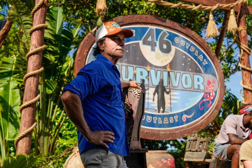 Survivor host Jeff Probst, who says one player could move into production down the line