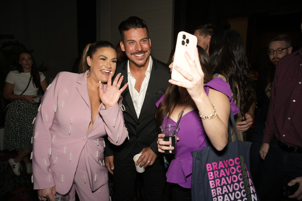 Brittany Cartwright and Jax Taylor at BravoCon 2023. 