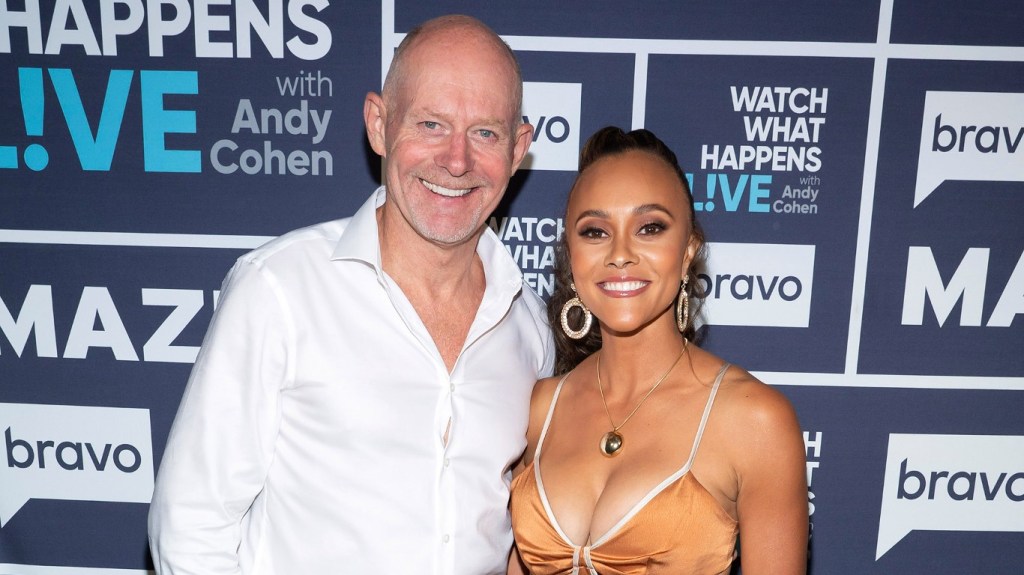 Ashley and Michael Darby backstage at Watch What Happens Live