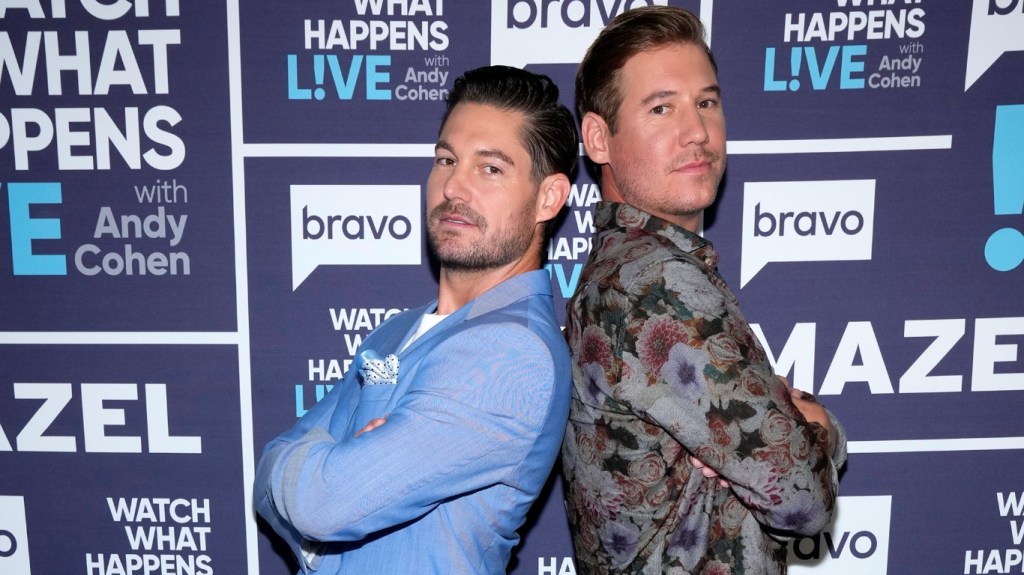 Craig Conover and Austen Kroll at Watch What Happens Live