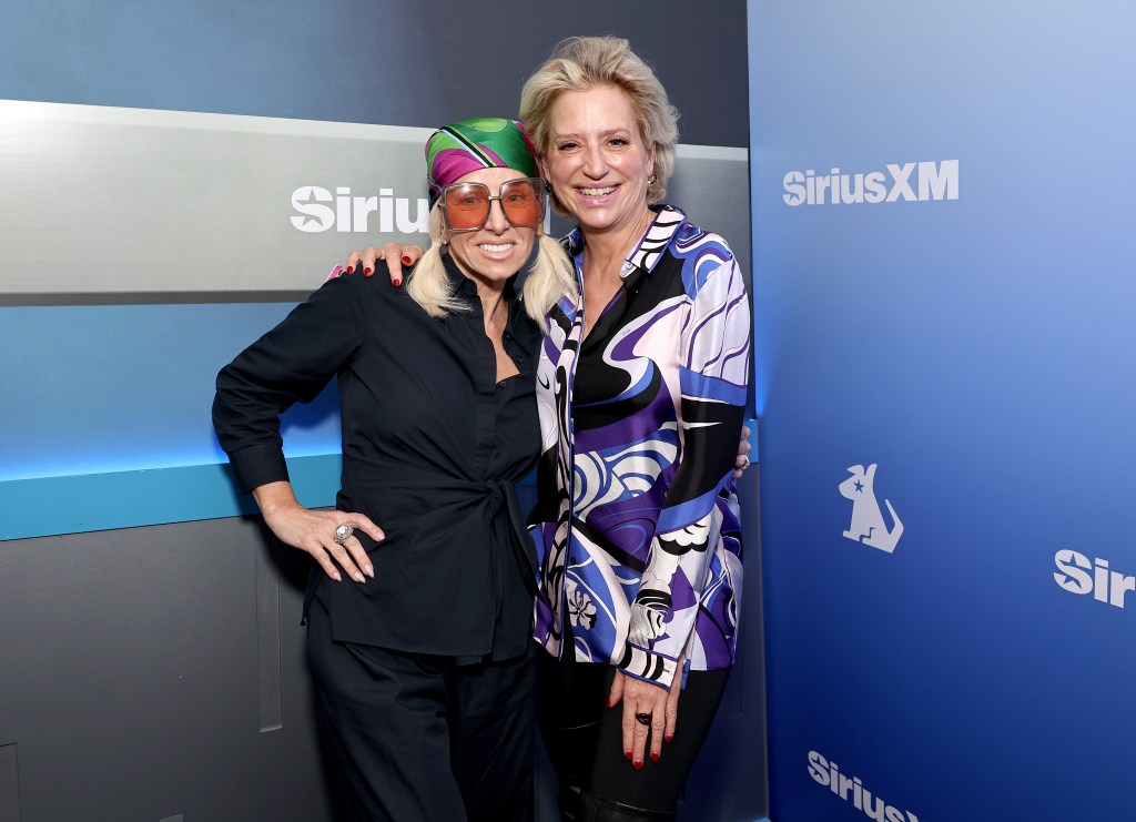 Dorinda Medley and Margaret Josephs at SiriuxXM.