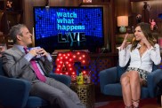 Andy Cohen and Carole Radziwill WWHL