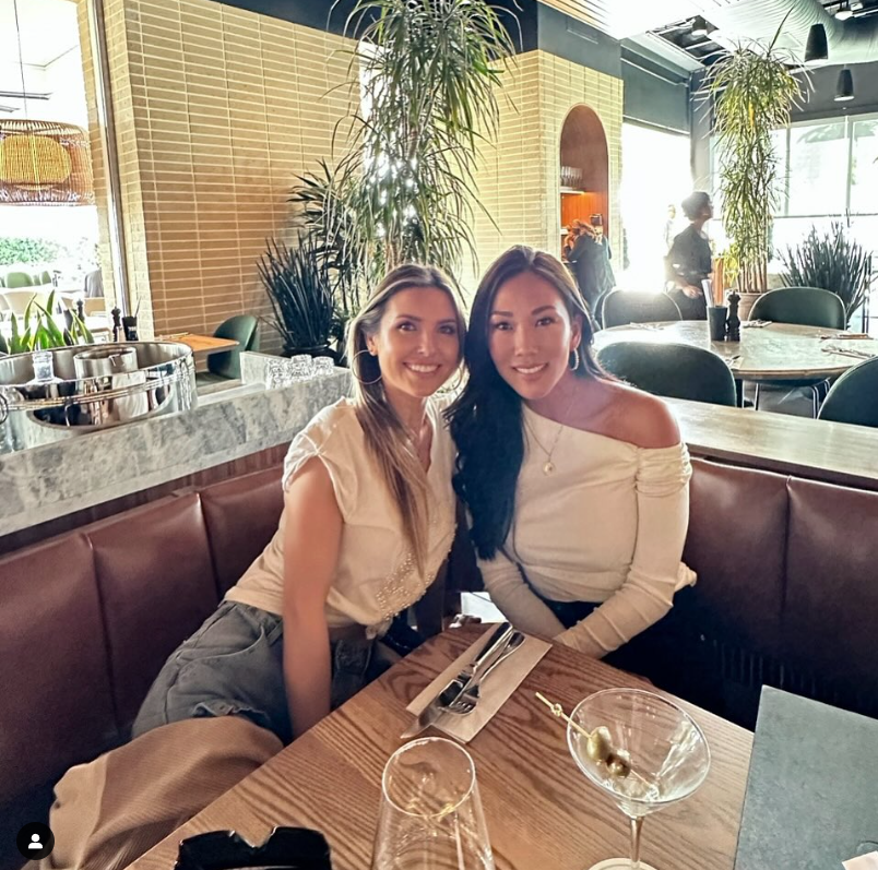 Audrina Patridge and Katie Ginella