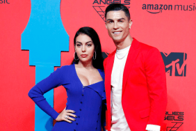 Georgina Rodriguez and Cristiano Ronaldo attend the MTV EMAs 2019 at FIBES Conference and Exhibition Centre on November 03, 2019 in Seville, Spain.