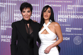 Kris Jenner and Kim Kardashian arrives at the 10th Annual Breakthrough Prize Ceremony at Academy Museum of Motion Pictures on April 13, 2024 in Los Angeles, California.