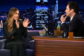 Singer-songwriter Tate McRae during an interview with host Jimmy Fallon on Tuesday, February 25, 2025.