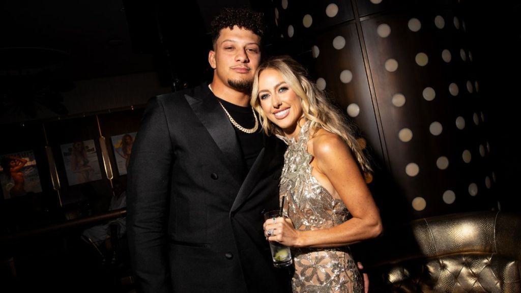 Brittany and Patrick Mahomes