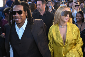 Jay Z and Beyoncé attend the Louis Vuitton Menswear Spring/Summer 2024 show as part of Paris Fashion Week on June 20, 2023 in Paris, France.