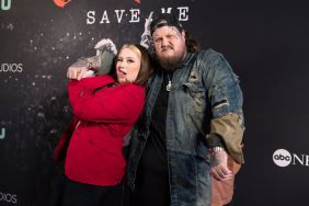 Jelly Roll (right) and daughter Bailee Ann attend the "Jelly Roll: Save Me" Documentary World Premiere at the Ryman Auditorium on May 30, 2023 in Nashville, Tennessee.