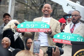 Will Smith is seen at a street name change from 59th street to Will Smith Way on March 26, 2025 in Philadelphia, Pennsylvania.