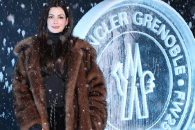 Anne Hathaway Moncler Courchevel show instagram