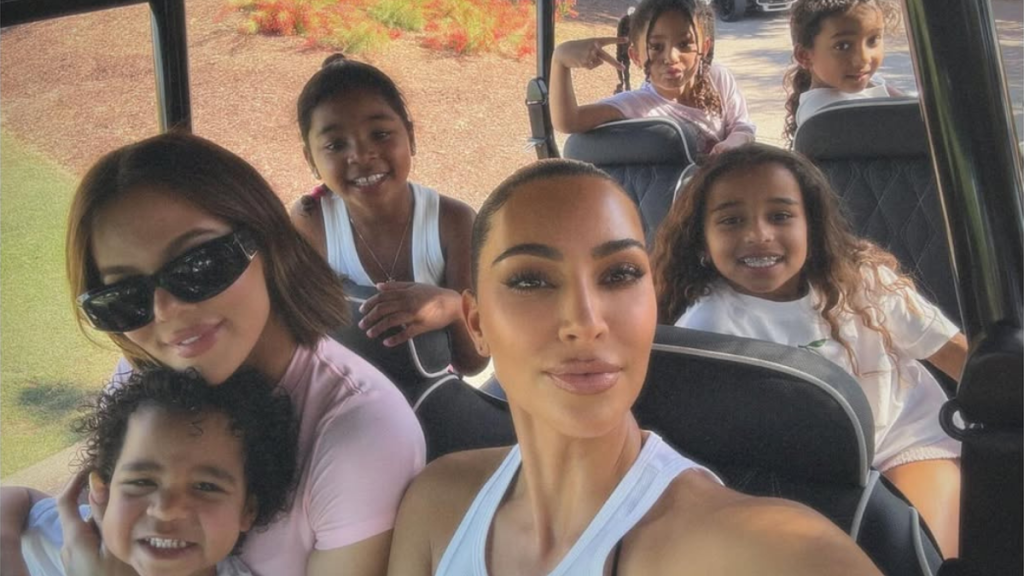 Kim Kardashian kids Easter photos