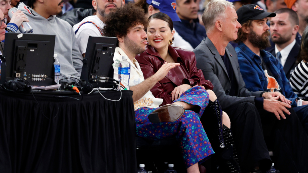 Selena Gomez Knicks vs. Celtics game date night
