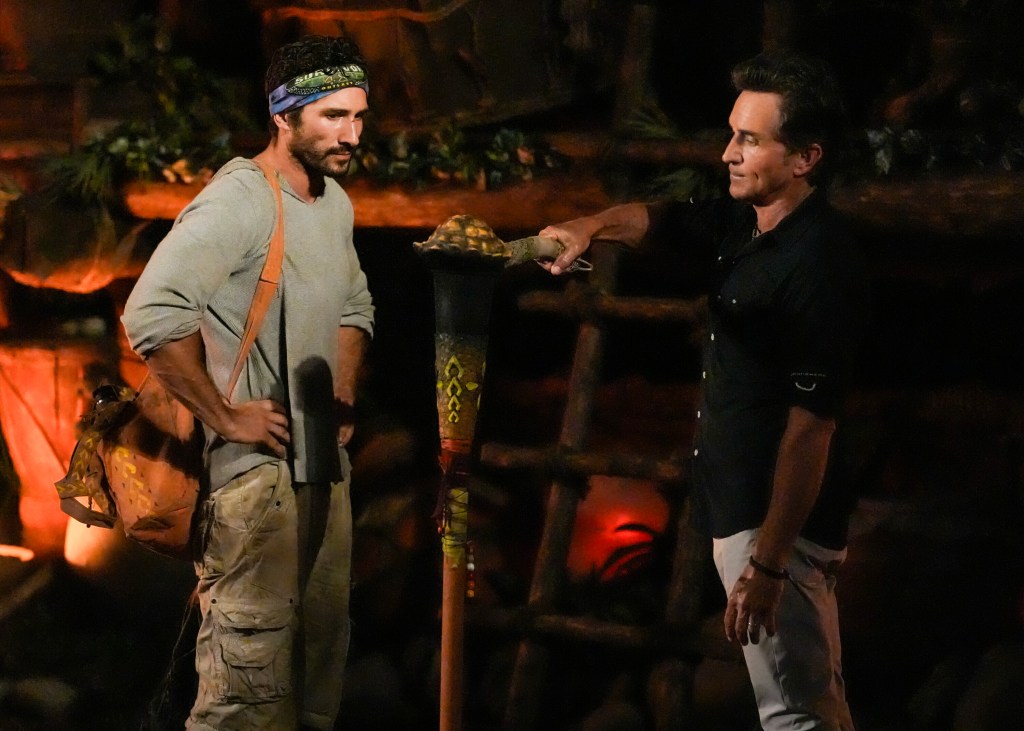 David Kinne and Jeff Probst on Survivor 48